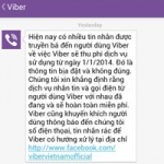 Viber phủ nhận tin đồn tính phí